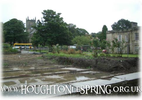 The former site of Houghton Area Offices, August 2011