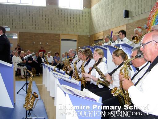 Dubmire Primary School's official opening in 2003