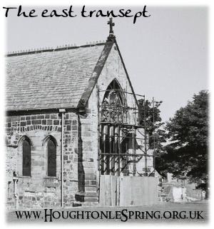 The east transept of St Michael's Church, Houghton, 1973