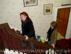 The self-supporting cantilever staircase inside Houghton Hall