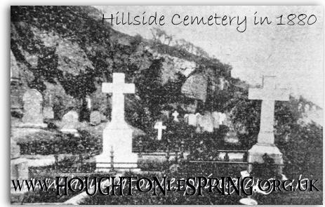 The plateau headstones in 1880