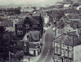 Looking north from the Church tower, 1950s - Click to Enlarge