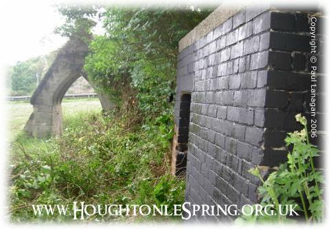 Brick built WWII air raid shelter at Houghton-le-Spring