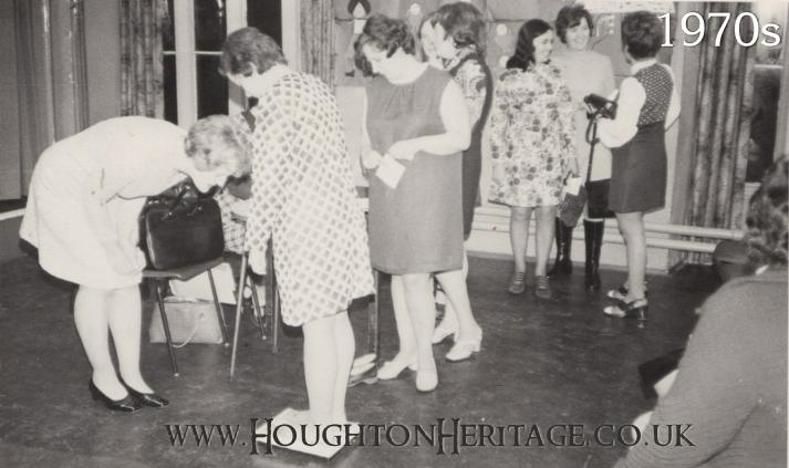 Some things never change! A weight loss club at the YMCA in Houghton Hall, 1970s