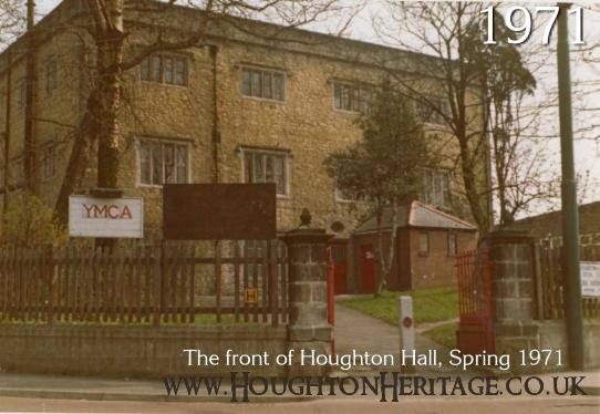The front of Houghton Hall in Spring 1971