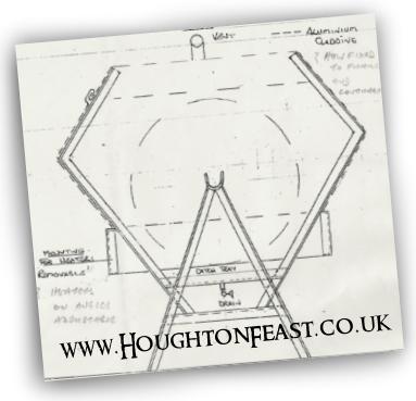 Plans for the Houghton Feast ox spit