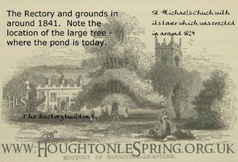 Houghton Rectory in around 1841