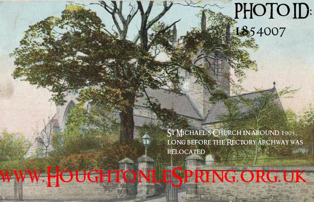 St Michael & All Angels Church, Houghton le Spring, in around 1905