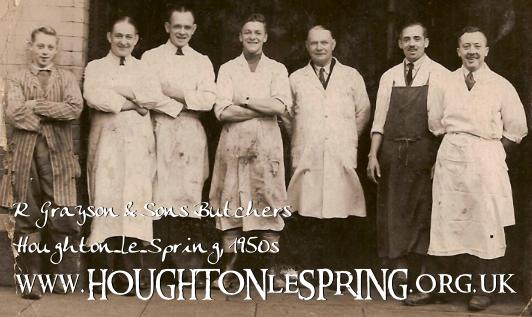 R Grayson & Sons butchers at Cox's indoor market, Houghton-le-Spring