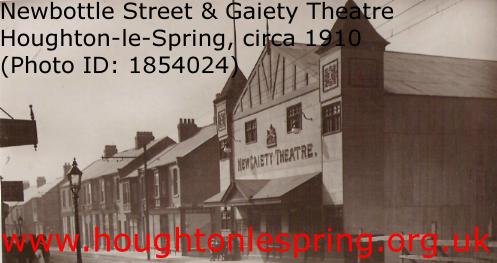 The New Gaity Theatre on Newbottle Street, circa 1910 - before the Empire was built next door