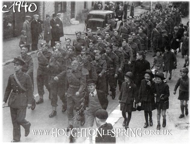 A parade up Church Street in around 1940
